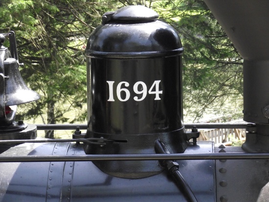 Climax 1694 dome with number, 2014