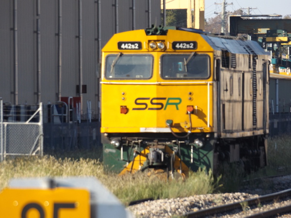 SSR locomotive near Bathurst Railway Workshop, Bathurst, 2019-03-04