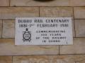 Dubbo Railway Station - Centenary Plaque