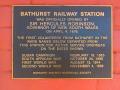 Commemorative plaque, Bathurst, 2019-03-04