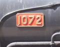 Loco number plate